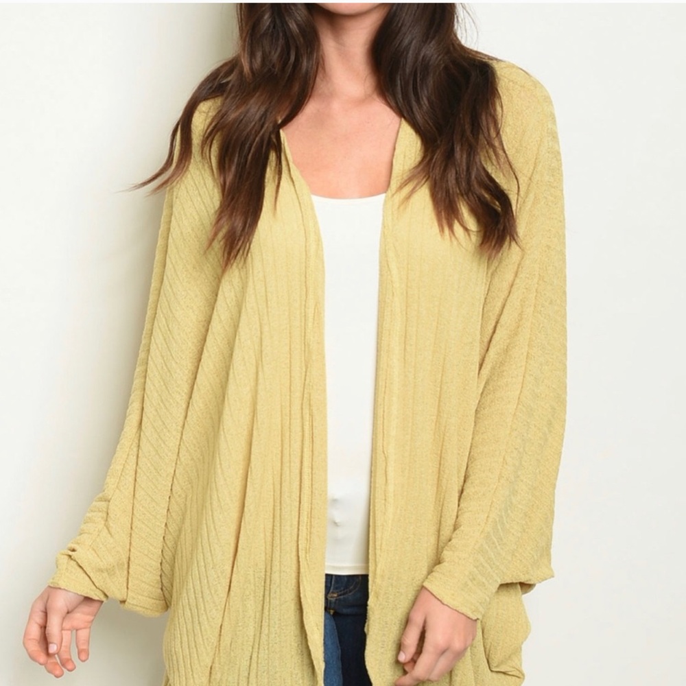 - Oversized open front cardigan - Picture 2 of 2
